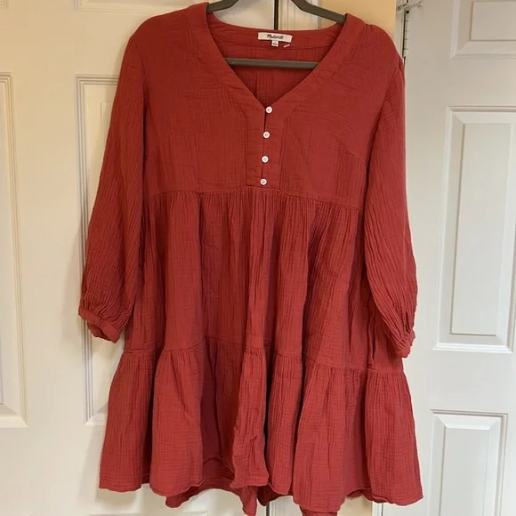 Madewell Lightspun Colette Mini Dress - Picture 3 of 6